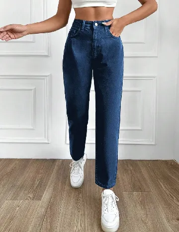 Blugi SHEIN, bleumarin Albastru