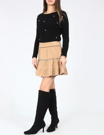 Fusta Zara, crem Crem