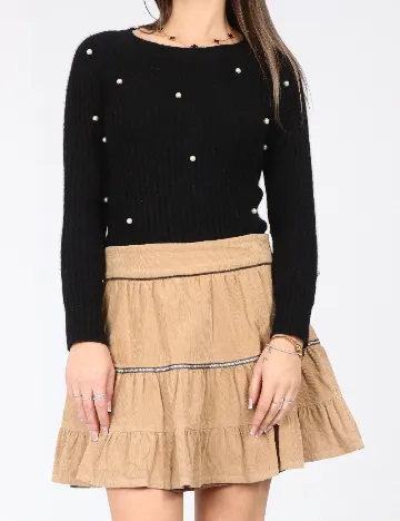 Fusta Zara, crem Crem