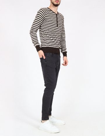 Bluza Zara, maro/ecru