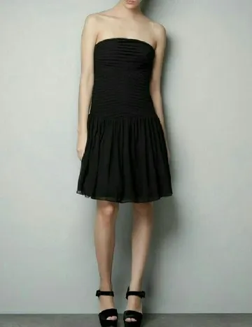 Rochie scurta Zara, negru Negru