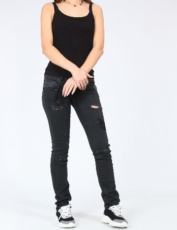 Blugi Bershka, negru