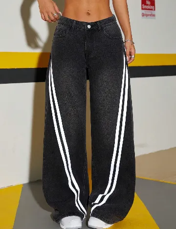 Blugi SHEIN, negru Negru