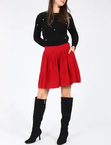 Fusta Zara, rosu Rosu