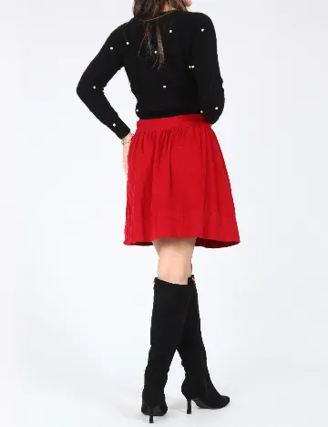 Fusta Zara, rosu Rosu