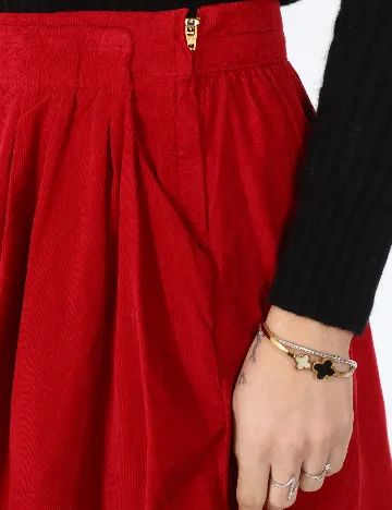 Fusta Zara, rosu Rosu