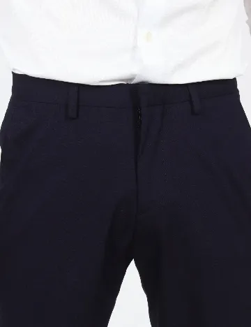 Pantaloni Zara, bleumarin Albastru