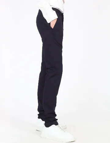 Pantaloni Zara, bleumarin Albastru