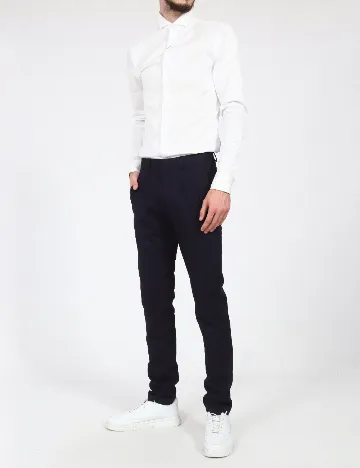 Pantaloni Zara, bleumarin Albastru