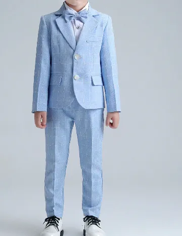 Costum Shein Kids, albastru Albastru