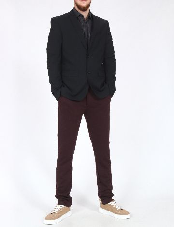 Pantaloni Zara, pruna