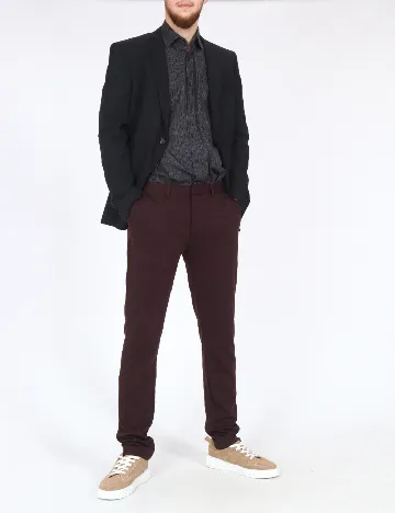 Pantaloni Zara, pruna Mov