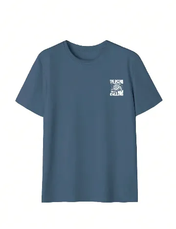 Tricou SHEIN, albastru Albastru