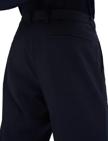 Pantaloni Zara, bleumarin Albastru