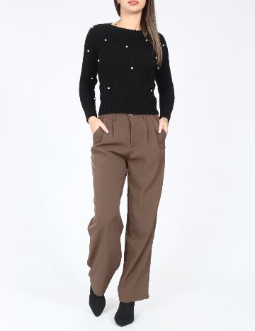 Pantaloni Dazy, maro