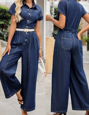 Salopeta SHEIN, albastru