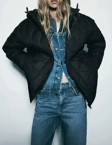 Geaca Zara, negru Negru