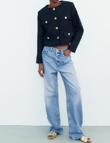 Jacheta Zara, bleumarin inchis