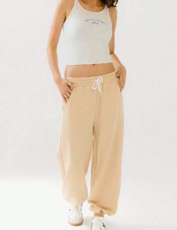 Pantaloni SHEIN, maro