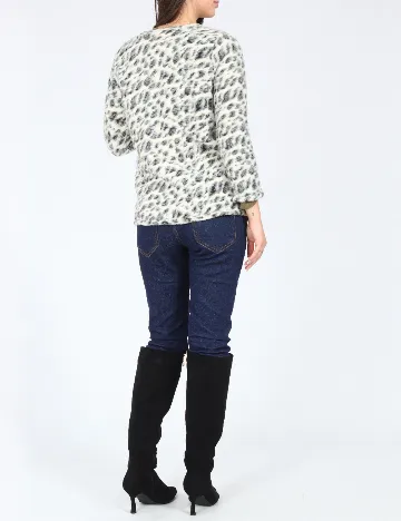 Jacheta Zara, alb/negru Alb