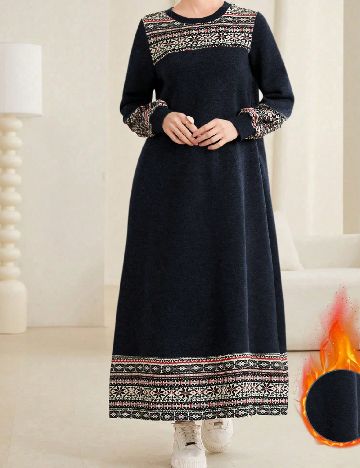 Rochie lunga SHEIN, bleumarin