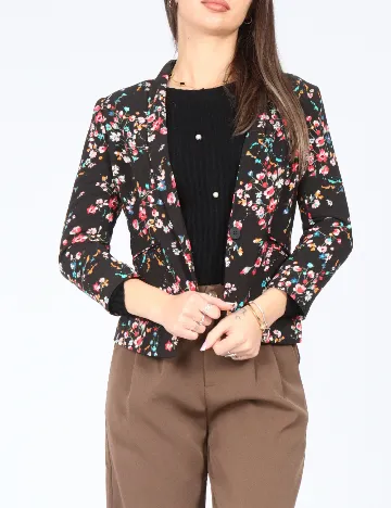 Sacou Bershka, floral Floral print