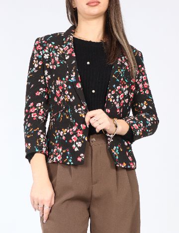 Sacou Bershka, floral