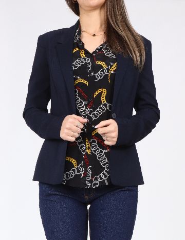 Sacou Bershka, bleumarin