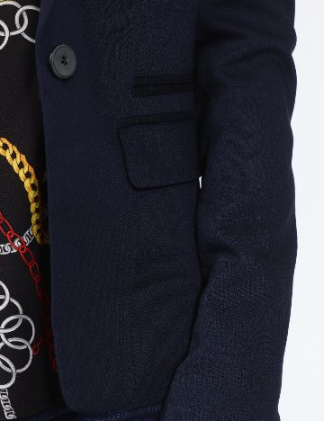 Sacou Bershka, bleumarin