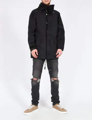 Geaca Pull&Bear, negru Negru