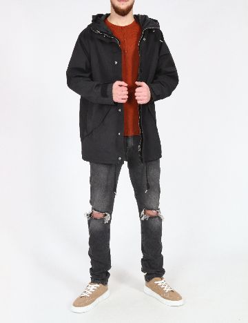 Geaca Pull&Bear, negru