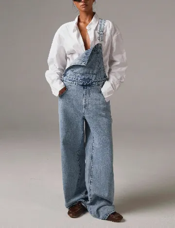 Salopeta SHEIN, albastru Albastru