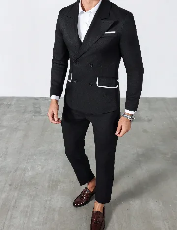 Costum SHEIN, negru Negru