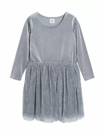 Rochie Cool Club, gri Gri