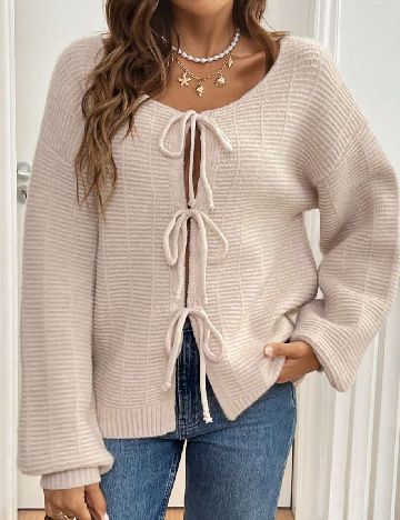 Cardigan SHEIN, crem