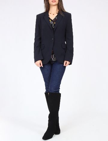 Sacou Zara, bleumarin