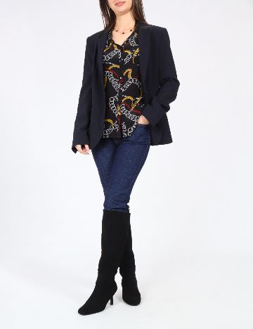 Sacou Zara, bleumarin