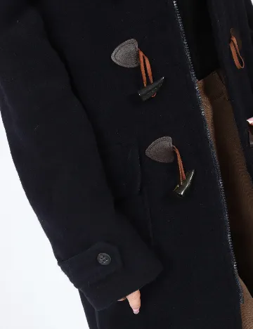 Palton Zara, bleumarin Albastru