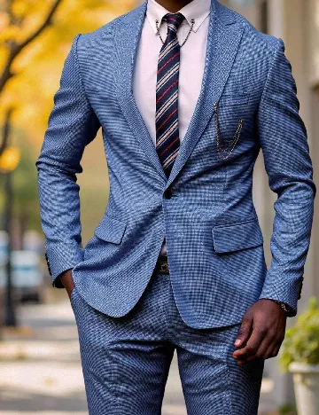 Sacou SHEIN, albastru Albastru