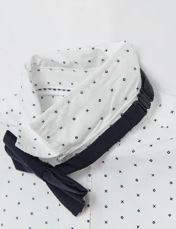 Camasa Cool Club, alb Alb