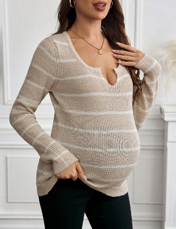 Bluza SHEIN Maternity, crem
