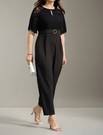 Salopeta SHEIN CURVE, negru Negru