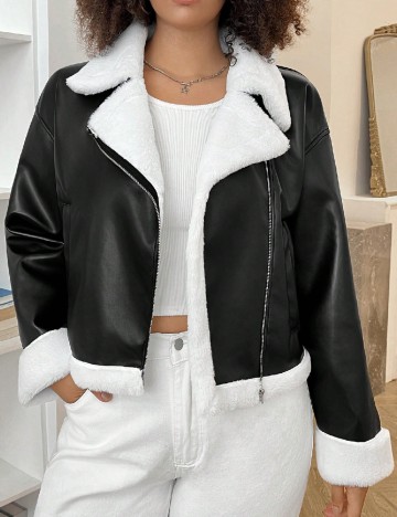 Jacheta SHEIN CURVE, negru