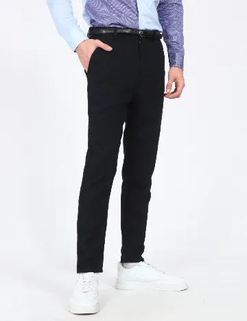 Pantaloni Zara, bleumarin Albastru
