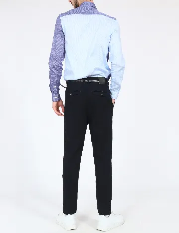 Pantaloni Zara, bleumarin Albastru