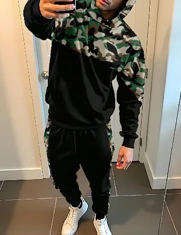 Trening Shein Kids, negru Negru