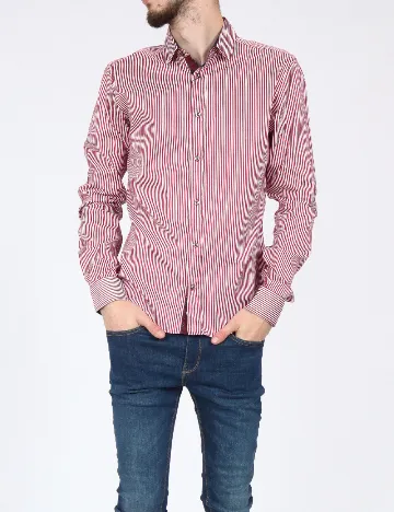 Camasa Zara, rosu/alb Rosu