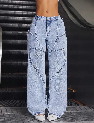 Blugi SHEIN, albastru Albastru