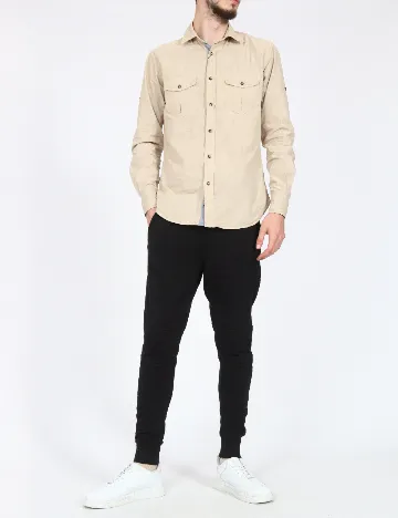 Camasa Zara, bej Crem