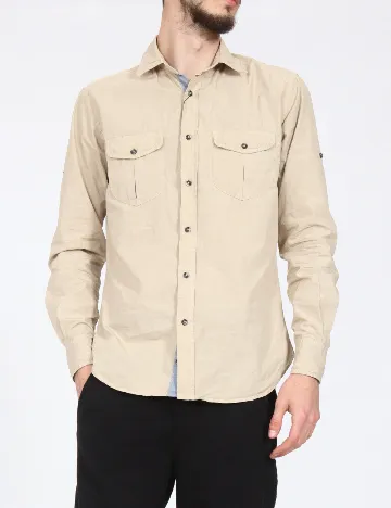 Camasa Zara, bej Crem